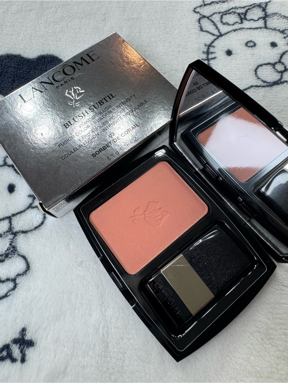 LANCÔME BLUSH SUBTIL POWDER BLUSH - 03 SORBET DE CORAIL - Picture 2 of 4